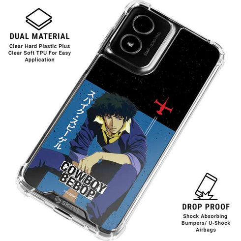 Cowboy Bebop Spike Spiegel Moto G Power 5G (2024) Clear Case