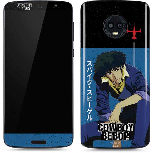 Cowboy Bebop Spike Spiegel Moto G6 Skin
