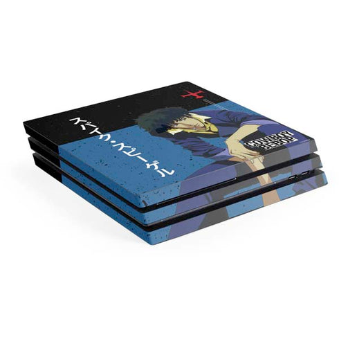 Cowboy Bebop Spike Spiegel PS4 Pro Console Skin