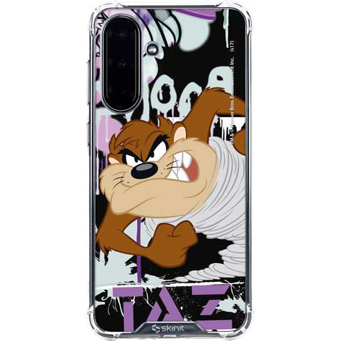 Looney Tunes Splatter Paint Tasmanian Devil Galaxy A36 5G Clear Case