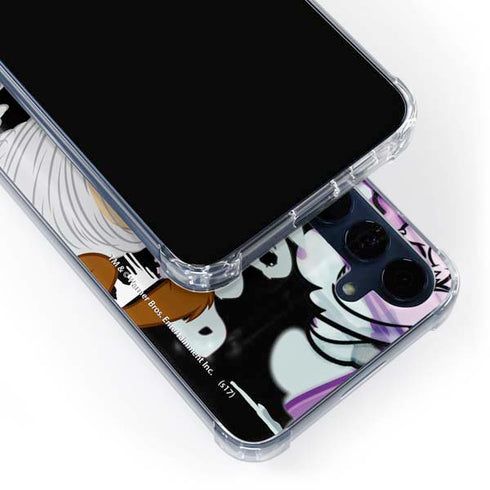 Looney Tunes Splatter Paint Tasmanian Devil Galaxy A55 5G Clear Case