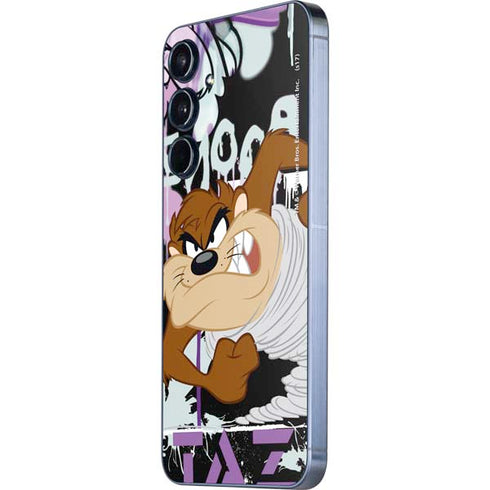 Looney Tunes Splatter Paint Tasmanian Devil Galaxy A55 5G Skin