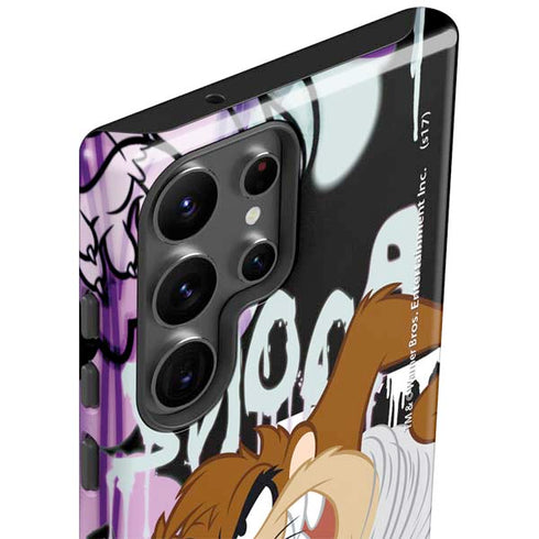Looney Tunes Splatter Paint Tasmanian Devil Galaxy S23 Ultra Pro Case