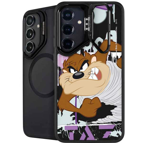 Looney Tunes Splatter Paint Tasmanian Devil Galaxy S25 Kickstand Case