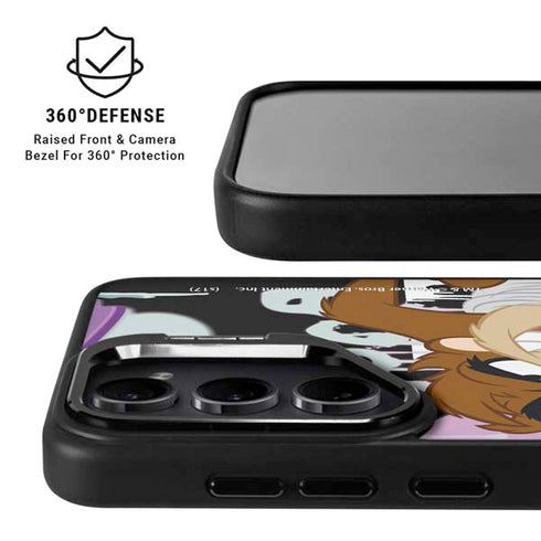 Looney Tunes Splatter Paint Tasmanian Devil Galaxy S24 Plus Kickstand Case