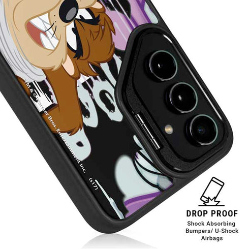 Looney Tunes Splatter Paint Tasmanian Devil Galaxy S24 Plus Kickstand Case