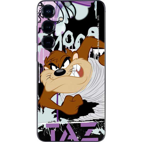 Looney Tunes Splatter Paint Tasmanian Devil Galaxy S25 Skin