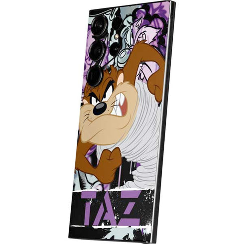 Looney Tunes Splatter Paint Tasmanian Devil Galaxy S25 Ultra Skin