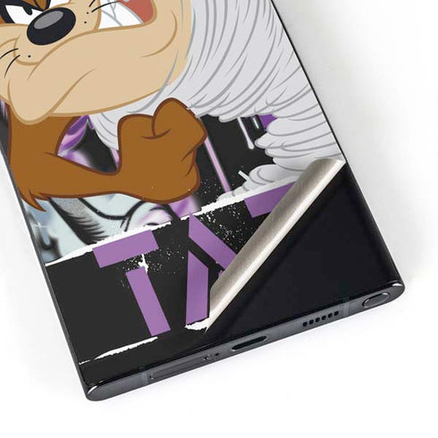 Looney Tunes Splatter Paint Tasmanian Devil Galaxy S25 Ultra Skin