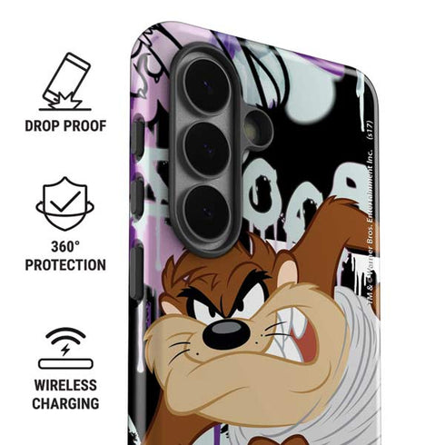Looney Tunes Splatter Paint Tasmanian Devil Galaxy S26 Impact Case