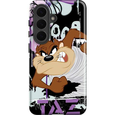 Looney Tunes Splatter Paint Tasmanian Devil Galaxy S26 Plus Impact Case