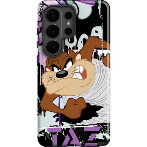 Looney Tunes Splatter Paint Tasmanian Devil Galaxy S26 Ultra Impact Case
