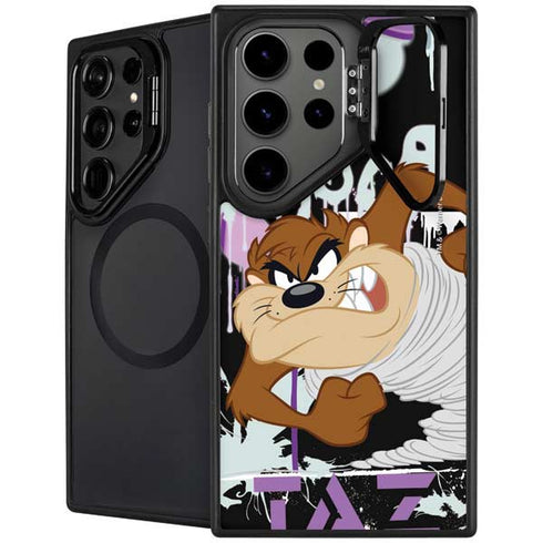 Looney Tunes Splatter Paint Tasmanian Devil Galaxy S26 Ultra Kickstand Case