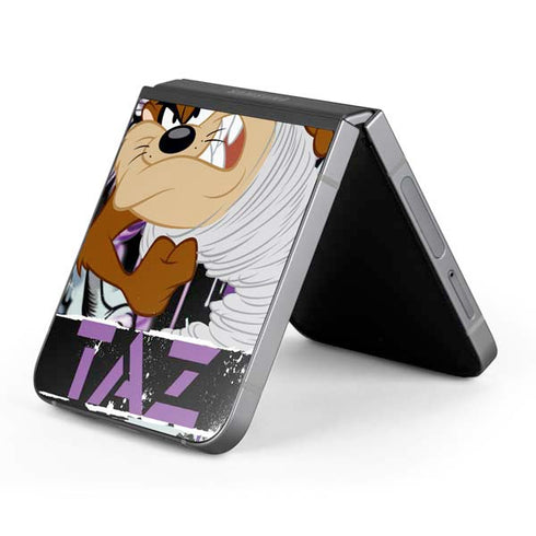 Looney Tunes Splatter Paint Tasmanian Devil Galaxy Z Flip6 Skin