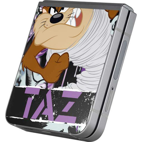 Looney Tunes Splatter Paint Tasmanian Devil Galaxy Z Flip6 Skin