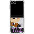 Looney Tunes Splatter Paint Tasmanian Devil Galaxy Z Flip7 Clear Case