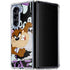Looney Tunes Splatter Paint Tasmanian Devil Galaxy Z Fold5 5G Clear Case