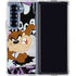 Looney Tunes Splatter Paint Tasmanian Devil Galaxy Z Fold7 Clear Case