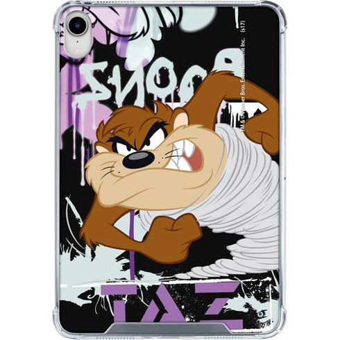 Looney Tunes Splatter Paint Tasmanian Devil iPad 11th Gen (2025) Clear Case