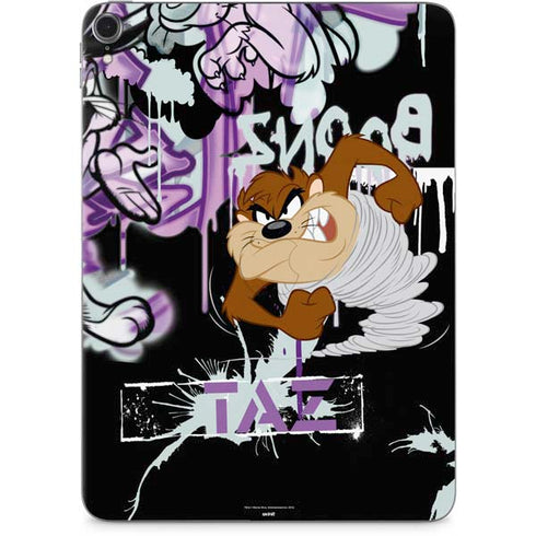 Looney Tunes Splatter Paint Tasmanian Devil Apple iPad Pro Skin