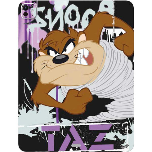 Looney Tunes Splatter Paint Tasmanian Devil iPad Pro 13in M4 (2024) Skin