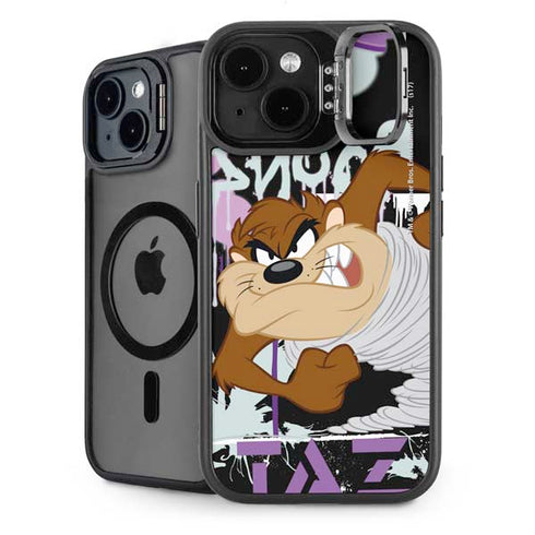 Looney Tunes Splatter Paint Tasmanian Devil iPhone 14 Kickstand Case