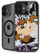 Looney Tunes Splatter Paint Tasmanian Devil iPhone 16 Plus Kickstand Case