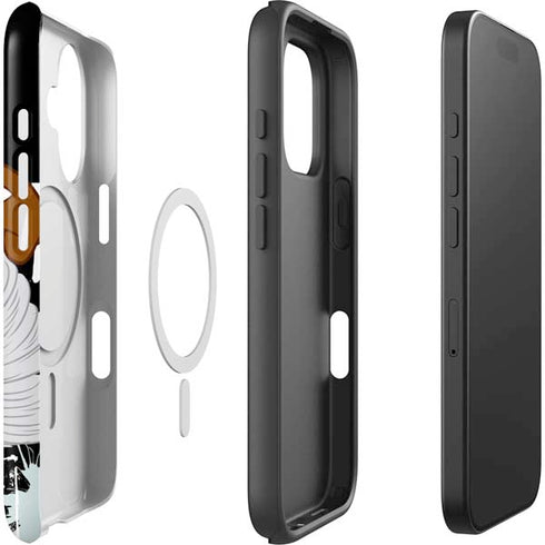 Looney Tunes Splatter Paint Tasmanian Devil iPhone 16 Plus Magsafe Impact Case