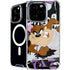 Looney Tunes Splatter Paint Tasmanian Devil iPhone 16 Pro MagSafe Case