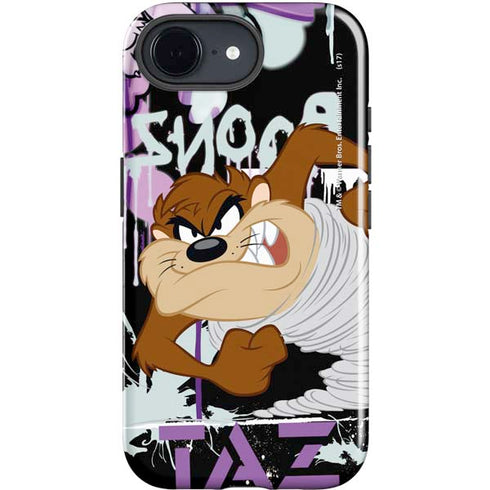 Looney Tunes Splatter Paint Tasmanian Devil iPhone 16e Impact Case