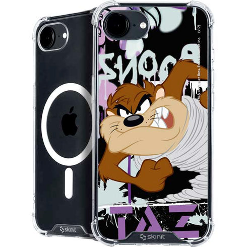 Looney Tunes Splatter Paint Tasmanian Devil iPhone 16e MagSafe Case