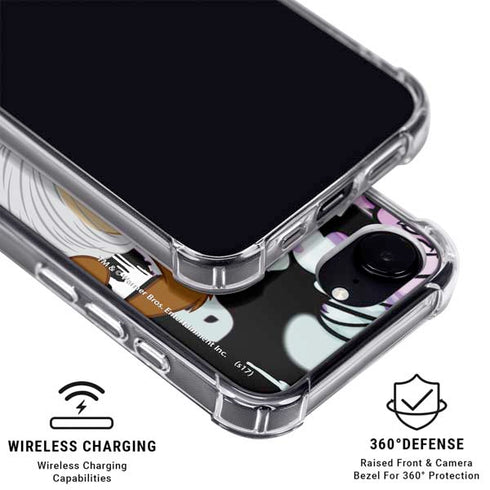 Looney Tunes Splatter Paint Tasmanian Devil iPhone 16e MagSafe Case
