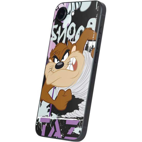 Looney Tunes Splatter Paint Tasmanian Devil iPhone 16e Skin