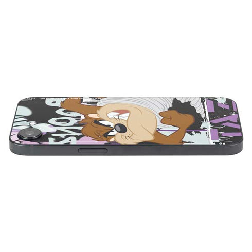 Looney Tunes Splatter Paint Tasmanian Devil iPhone 16e Skin