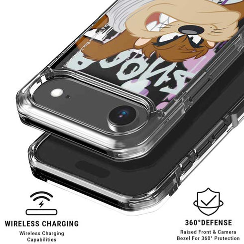 Looney Tunes Splatter Paint Tasmanian Devil iPhone 17 Air Clear Case