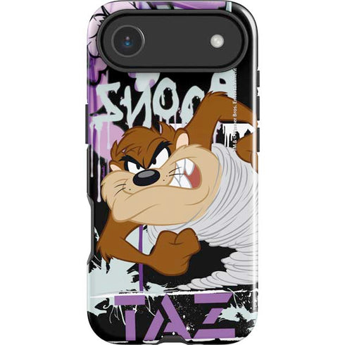 Looney Tunes Splatter Paint Tasmanian Devil iPhone 17 Air Impact Case