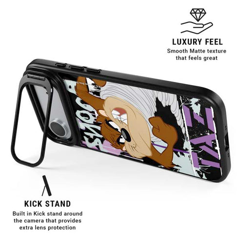 Looney Tunes Splatter Paint Tasmanian Devil iPhone 17 Air Kickstand Case
