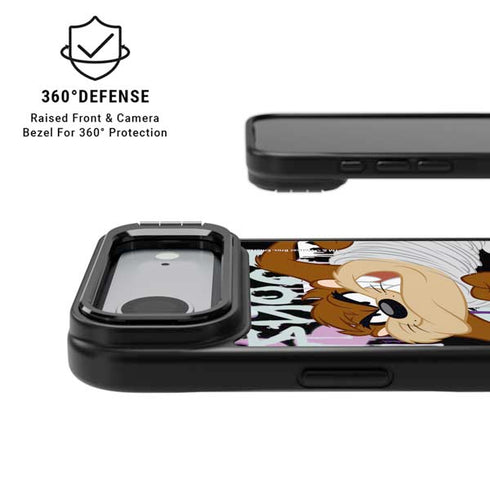 Looney Tunes Splatter Paint Tasmanian Devil iPhone 17 Air Kickstand Case