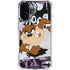 Looney Tunes Splatter Paint Tasmanian Devil iPhone 17 Clear Case