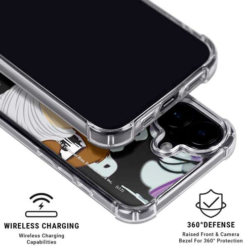 Looney Tunes Splatter Paint Tasmanian Devil iPhone 17 Clear Case