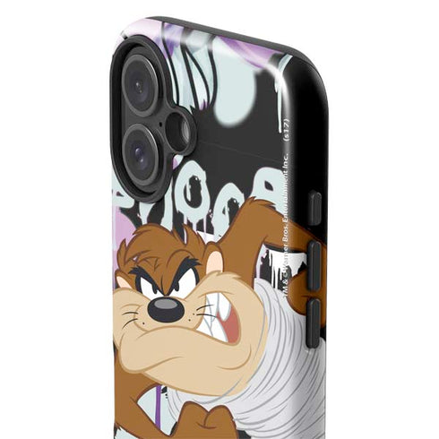 Looney Tunes Splatter Paint Tasmanian Devil iPhone 17 Impact Case
