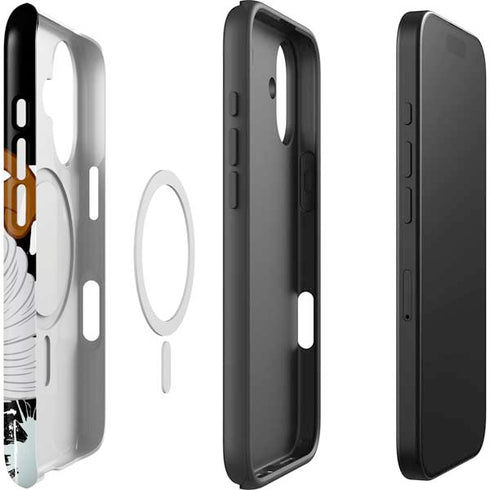 Looney Tunes Splatter Paint Tasmanian Devil iPhone 17 Magsafe Impact Case