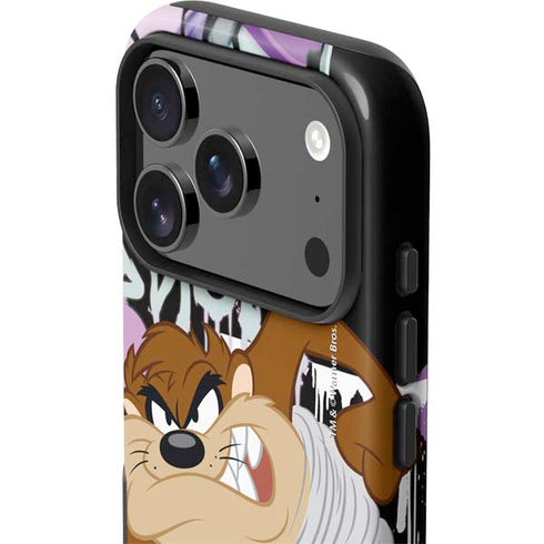 Looney Tunes Splatter Paint Tasmanian Devil iPhone 17 Pro Impact Case