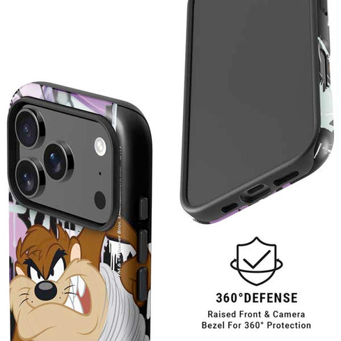 Looney Tunes Splatter Paint Tasmanian Devil iPhone 17 Pro Max Magsafe Impact Case