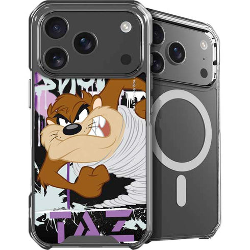 Looney Tunes Splatter Paint Tasmanian Devil iPhone 18 Pro MagSafe Case