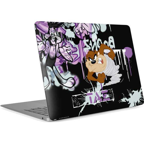 Looney Tunes Splatter Paint Tasmanian Devil Apple MacBook Air Skin
