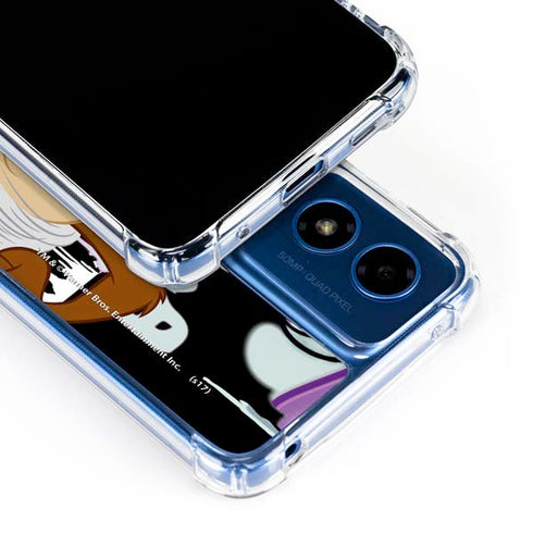 Looney Tunes Splatter Paint Tasmanian Devil Moto G 5G (2024) Clear Case