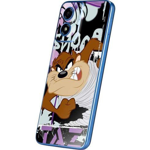 Looney Tunes Splatter Paint Tasmanian Devil Moto G Play 4G (2024) Skin