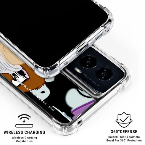 Looney Tunes Splatter Paint Tasmanian Devil Moto G Power 5G (2024) Clear Case