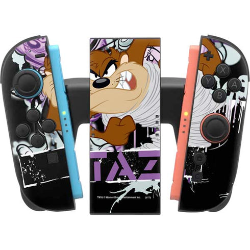 Looney Tunes Splatter Paint Tasmanian Devil Nintendo Switch 2 (2025) Joy-Con Controller Skin